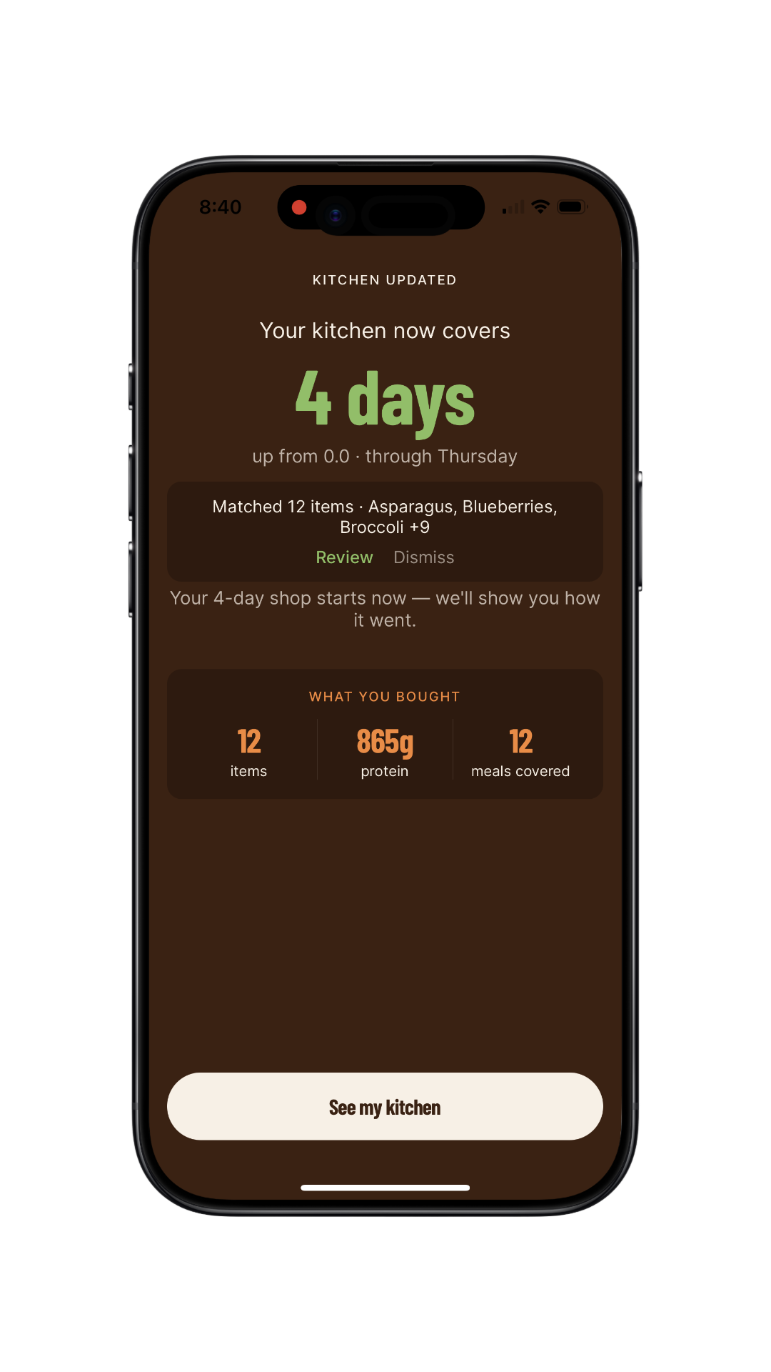 Kitchn Pro app screenshot 2